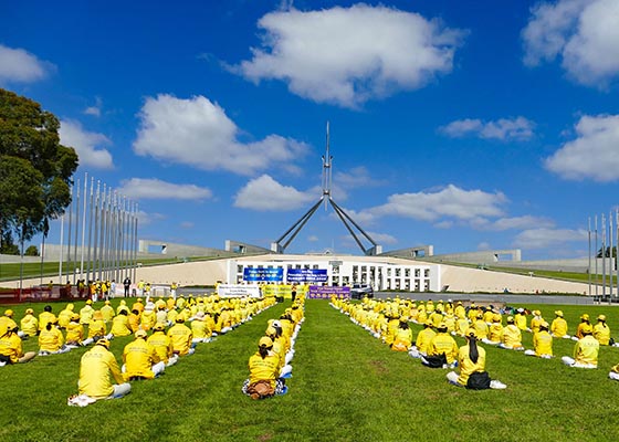 Image for article Australia: Rally at Capital Hill Calls to End the Persecution in China