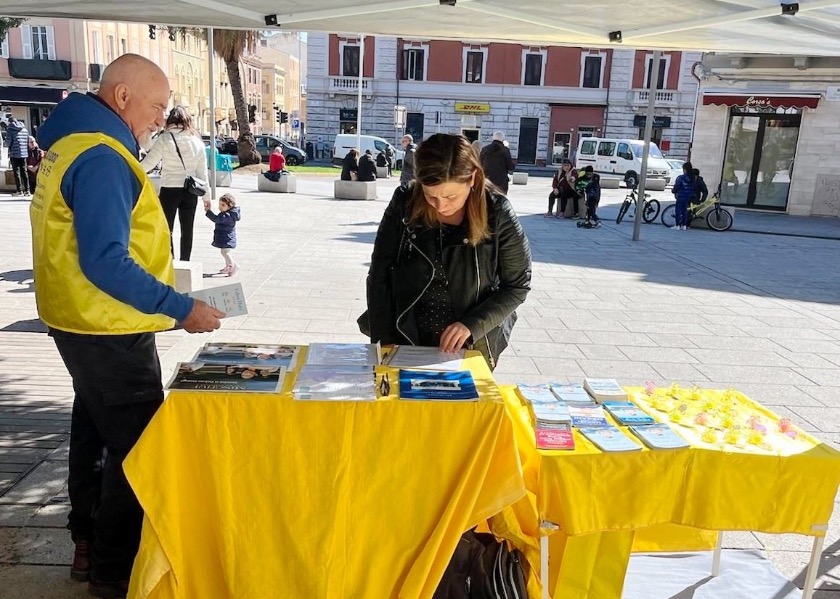 Image for article Italy: Public Support for Falun Dafa in Cagliari